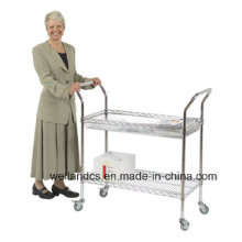 Adjustable Metal Service Cart/Utility Cart for Hospital (TR904590A2CW)